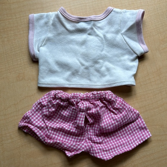 Limited Too Build A Bear workshop 2 piece outfit - T-shirt and shorts - Picture 3 of 3